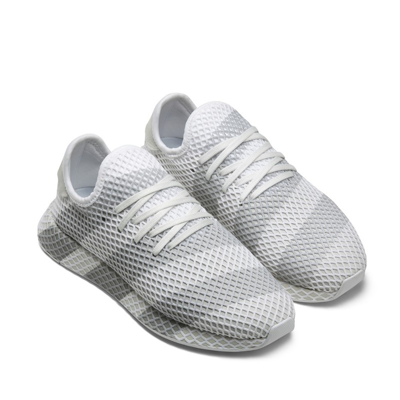 Adidas deerupt best sale white grey